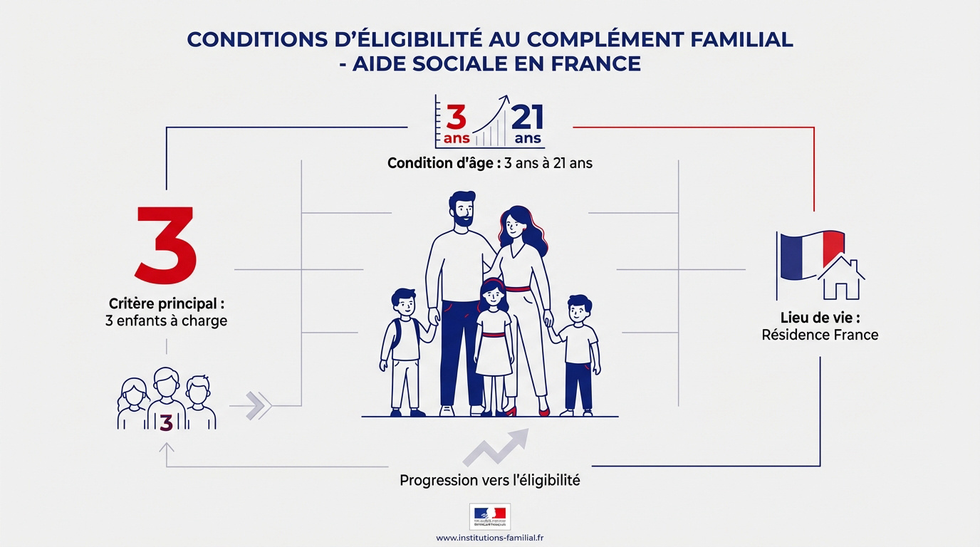 Conditions d'éligibilité au complément familial