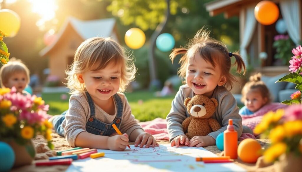 Découvrez 30 activités amusantes et adaptées pour les enfants de 2 ans, favorisant leur développement et éveil dans la joie et la créativité.