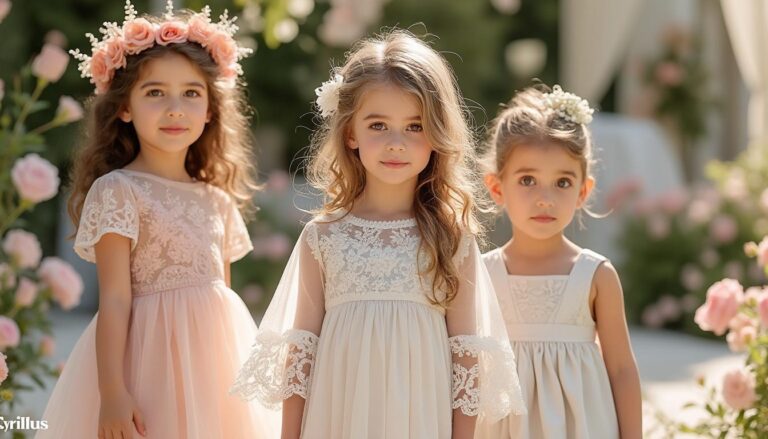 découvrez la collection enfant « fêtes et mariages » de cyrillus, intitulée « les parfums de l'amour », pour des tenues élégantes et charmantes lors des occasions spéciales.