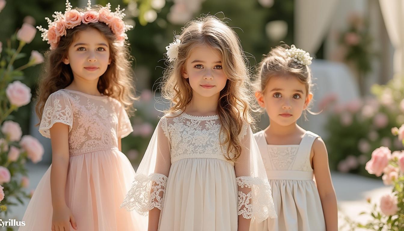 découvrez la collection enfant « fêtes et mariages » de cyrillus, intitulée « les parfums de l'amour », pour des tenues élégantes et charmantes lors des occasions spéciales.