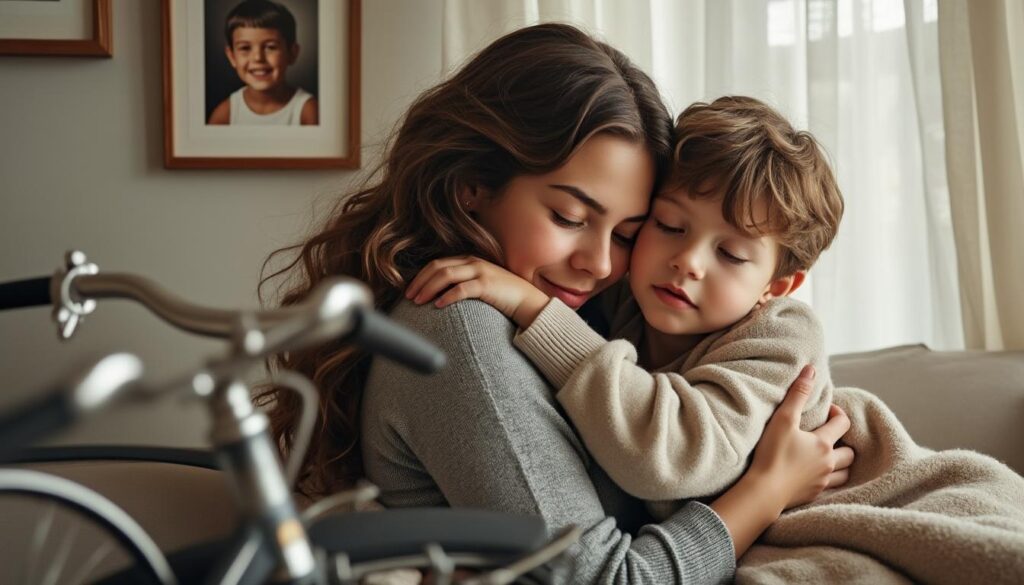 découvrez les défis et les émotions d'être parent, entre l'amour inconditionnel pour ses enfants et la nostalgie des jours passés.