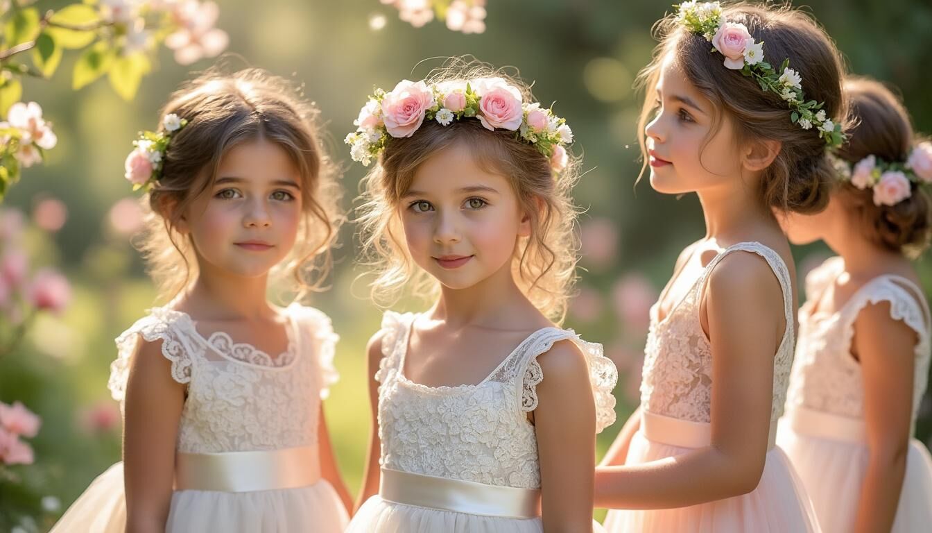 Découvrez notre collection de robes pour fillettes, parfaites pour les mariages. Alliez élégance et douceur pour un look féerique lors de cette journée spéciale.