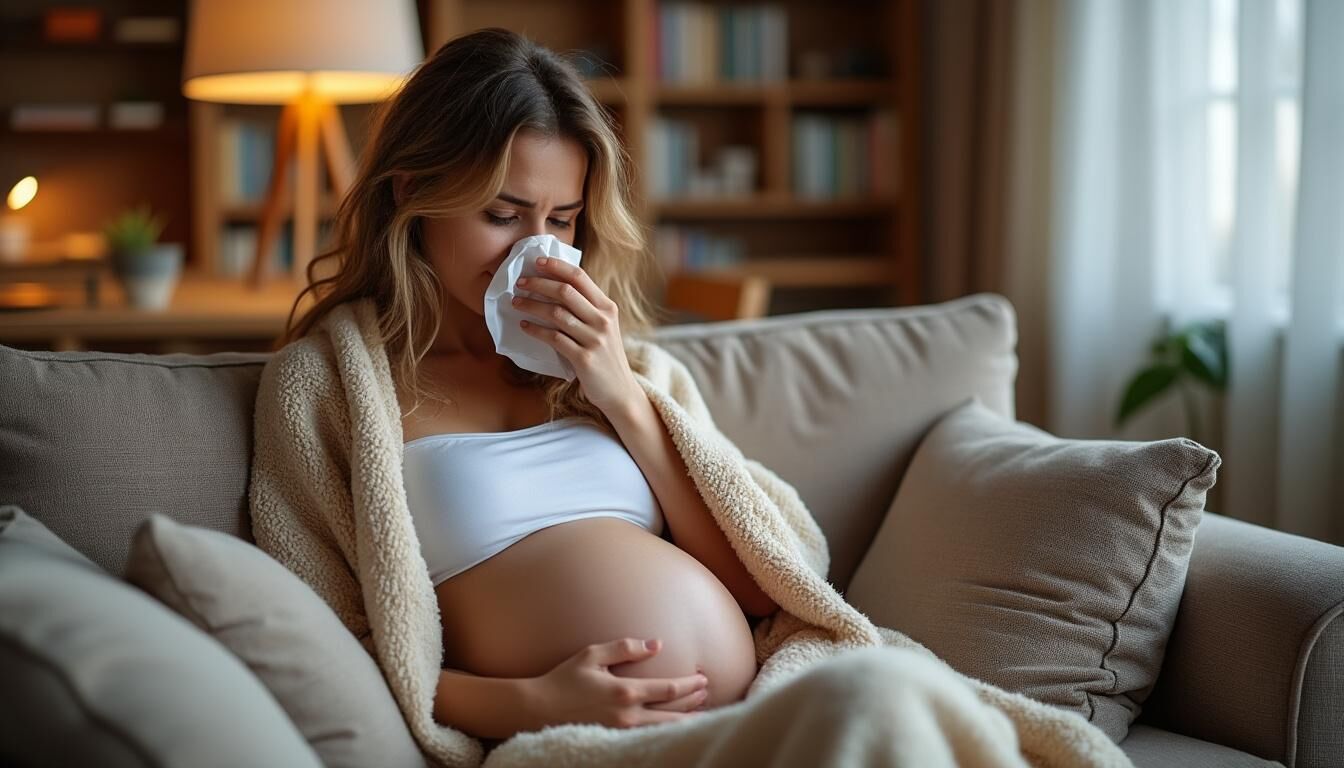 Découvrez des conseils sûrs et efficaces pour soigner un rhume pendant la grossesse, afin de protéger la santé de la maman et du bébé.