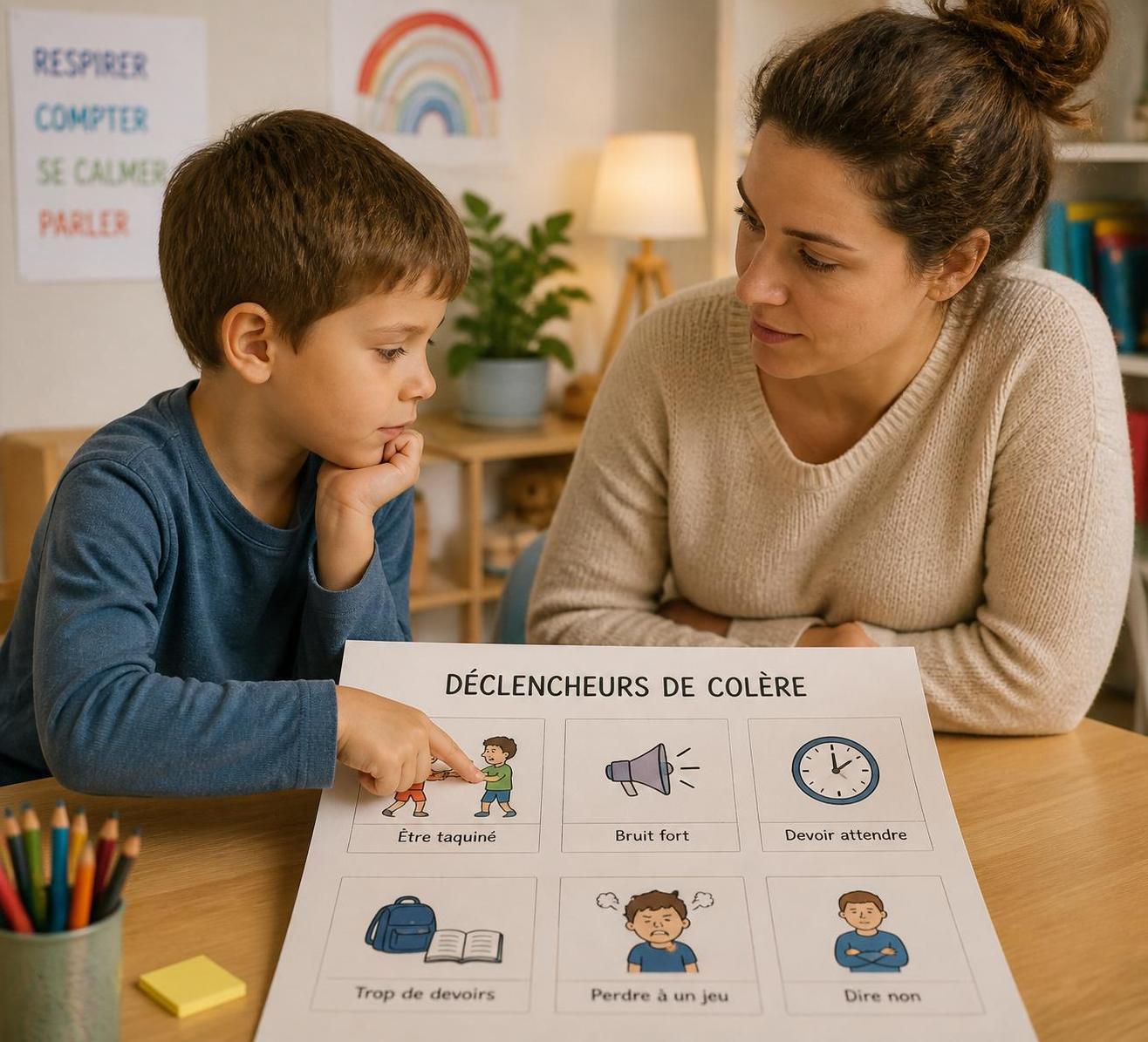 découvrez comment comprendre les crises de colère chez l'enfant et apprenez des stratégies efficaces pour les désamorcer sans vous épuiser, afin de préserver votre sérénité et celle de votre enfant.