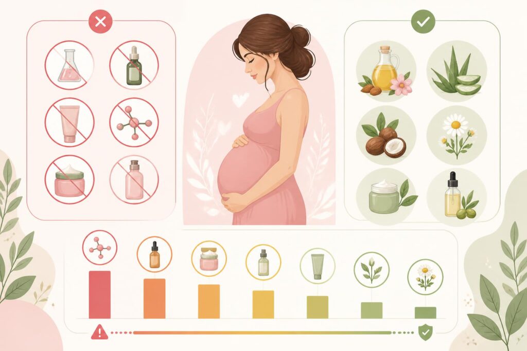 découvrez quels cosmétiques éviter pendant la grossesse et les alternatives sûres pour protéger votre peau tout en prenant soin de votre bébé.