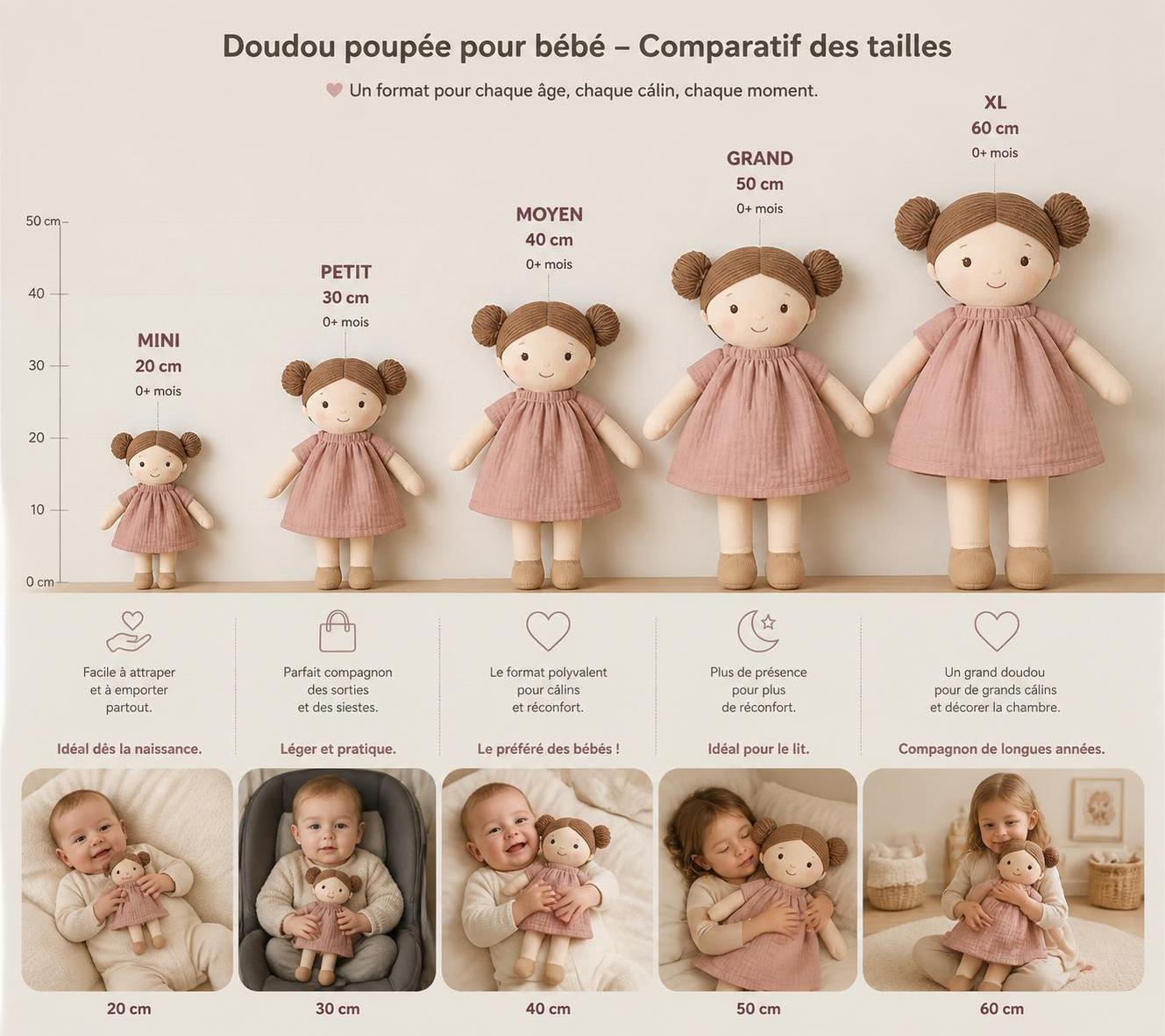 découvrez comment choisir le doudou poupée parfait pour bébé, un compagnon doux et rassurant dès la naissance pour favoriser son bien-être et son sommeil.