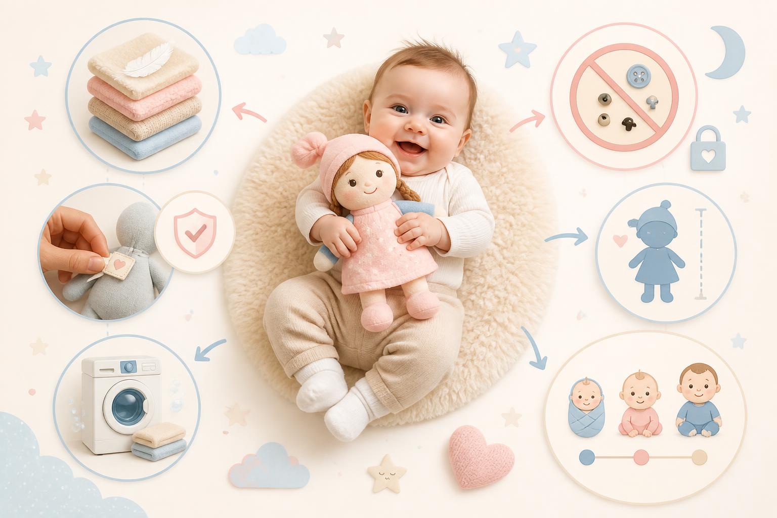 découvrez comment choisir le doudou poupée parfait pour votre bébé, le compagnon doux et rassurant idéal dès la naissance pour apaiser et accompagner les premiers moments.