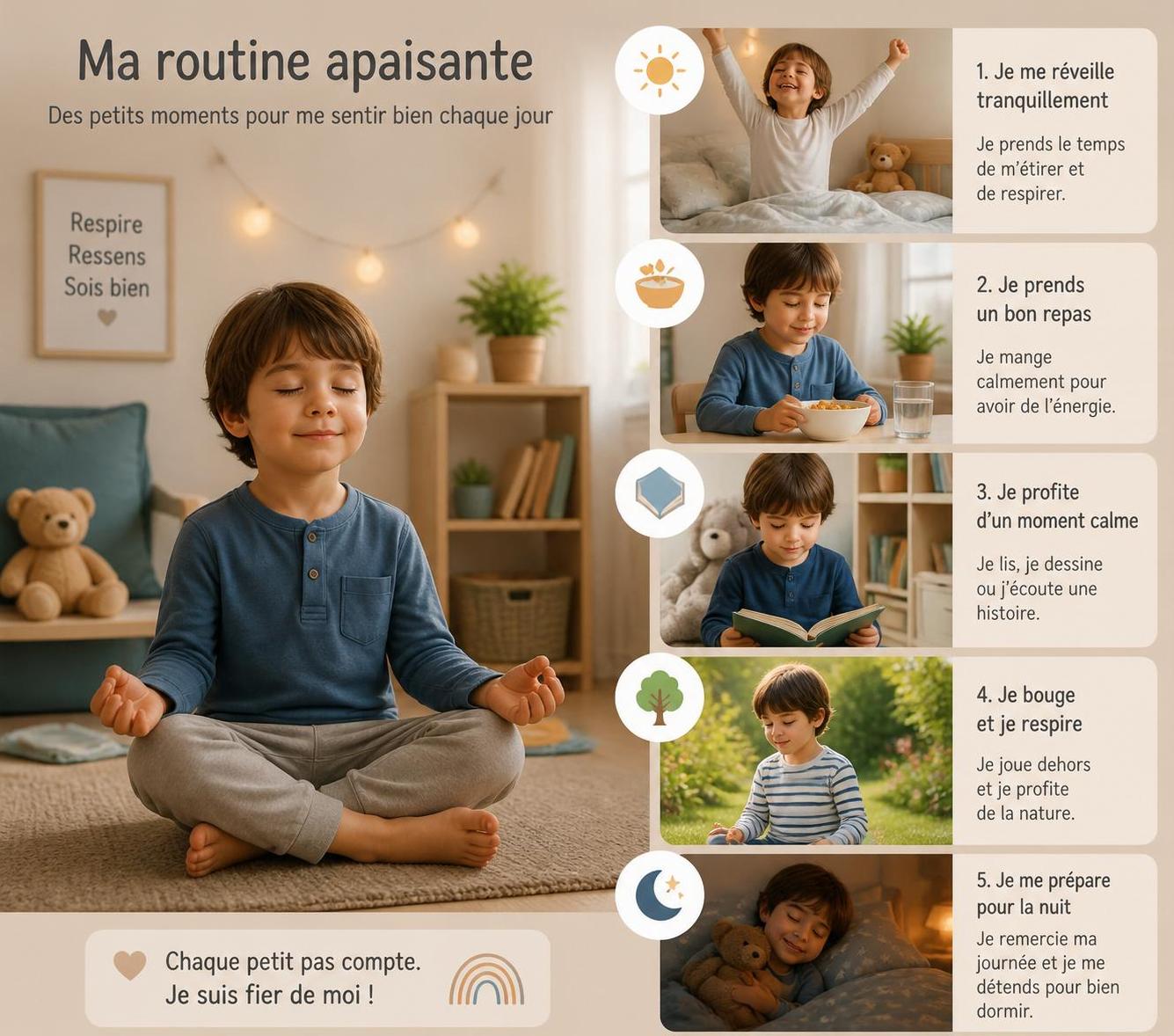 dĂ©couvrez 8 techniques douces pour aider votre enfant anxieux Ă gĂ©rer son stress au quotidien et retrouver sĂ©rĂ©nitĂ© et bien-ĂȘtre.