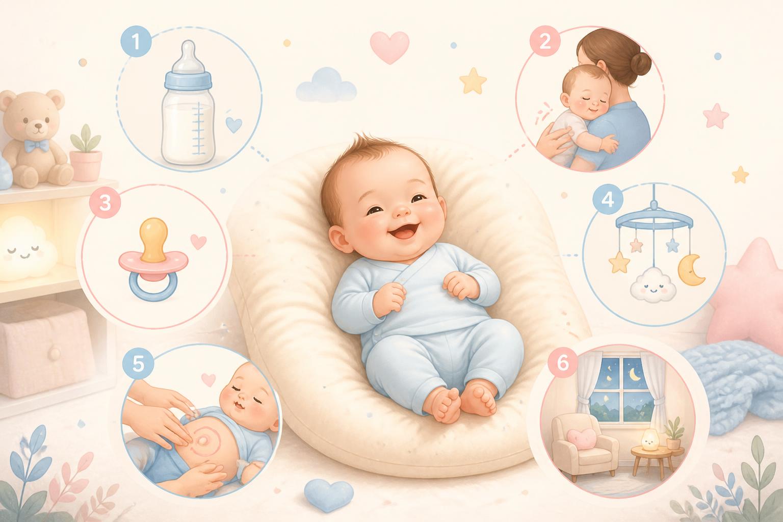 découvrez 6 astuces douces et efficaces pour apaiser le hoquet de votre bébé et l'aider à retrouver rapidement son calme.