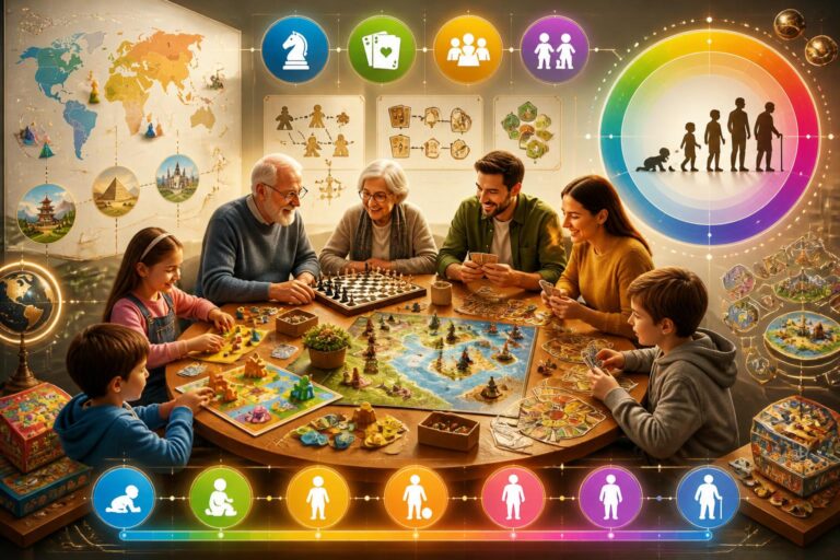 découvrez notre sélection 2026 de jeux de société pour toute la famille, adaptés de 3 à 99 ans, pour des moments de partage et de fun garantis.