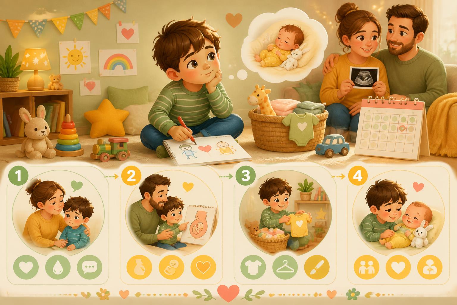 découvrez des conseils pratiques pour préparer votre aîné à l'arrivée d'un petit frère ou d'une petite sœur et faciliter cette transition importante en douceur.
