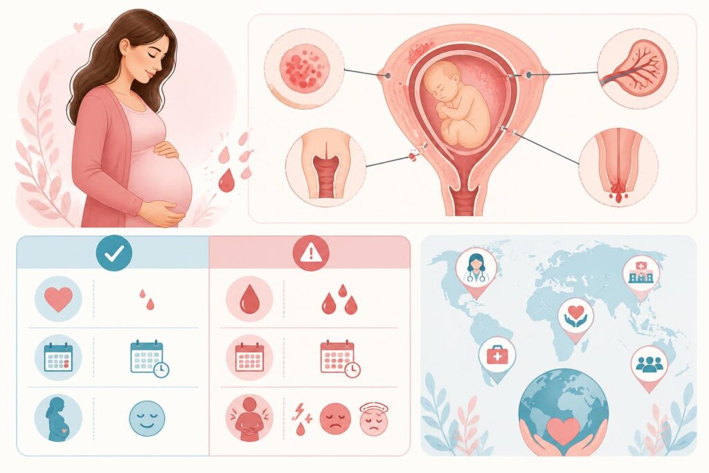 découvrez ce qu'est le spotting pendant la grossesse, quand il est normal et les signes qui nécessitent une consultation médicale pour rassurer les futures mamans.