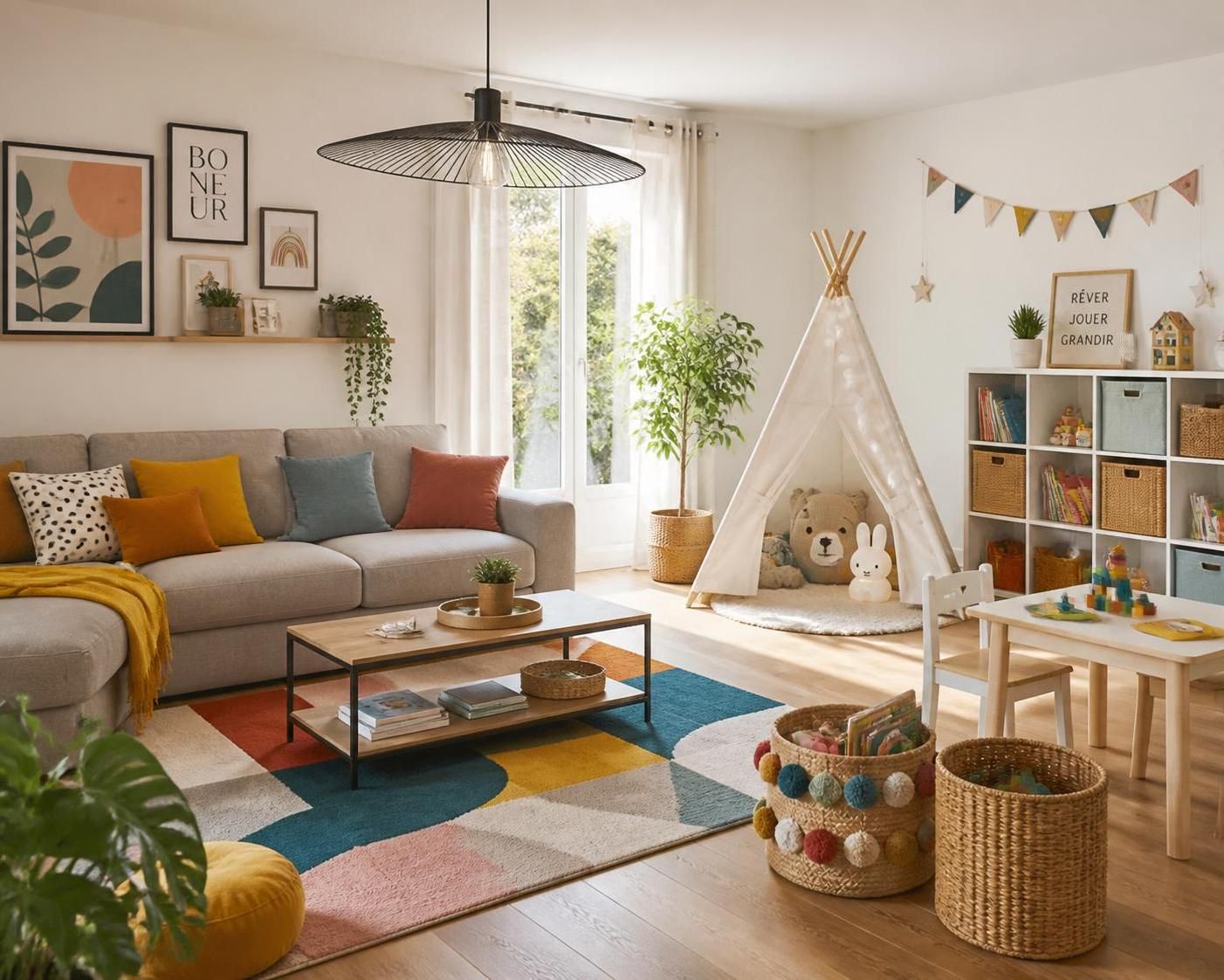 découvrez comment aménager un coin jeux pratique et ludique pour vos enfants à la maison, tout en préservant l'esthétique et l'espace de votre salon.