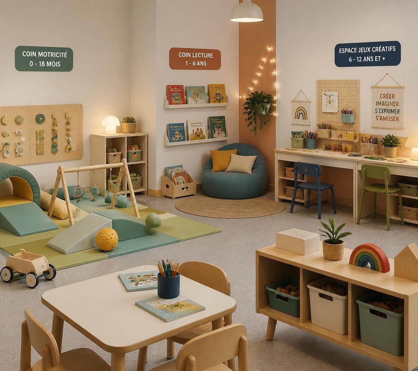 découvrez comment aménager un coin jeux à la maison pour vos enfants, en optimisant l'espace sans compromettre le style et le confort de votre salon.