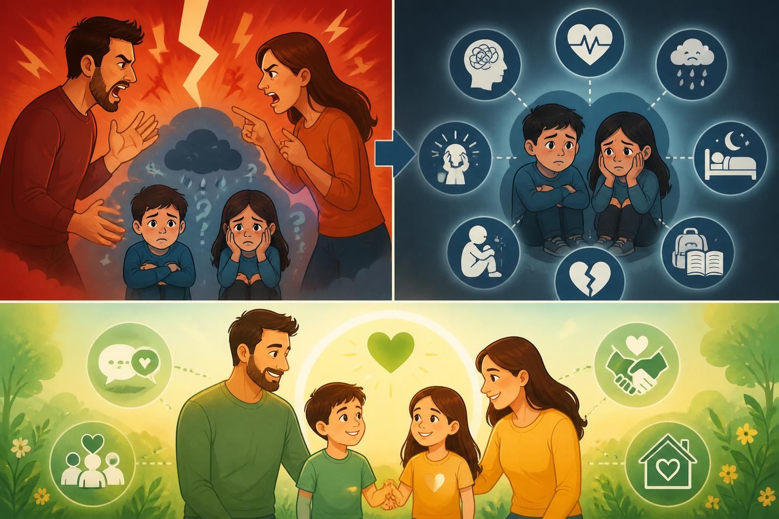découvrez l'impact réel des disputes entre parents devant les enfants et apprenez des stratégies efficaces pour préserver leur bien-être et favoriser un environnement familial serein.