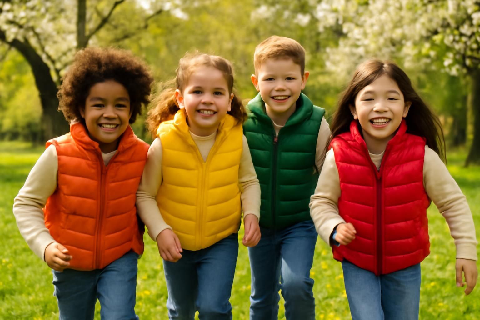 découvrez notre sélection de doudounes sans manche pour enfant, idéales pour les garder au chaud et à l'aise pendant la mi-saison.