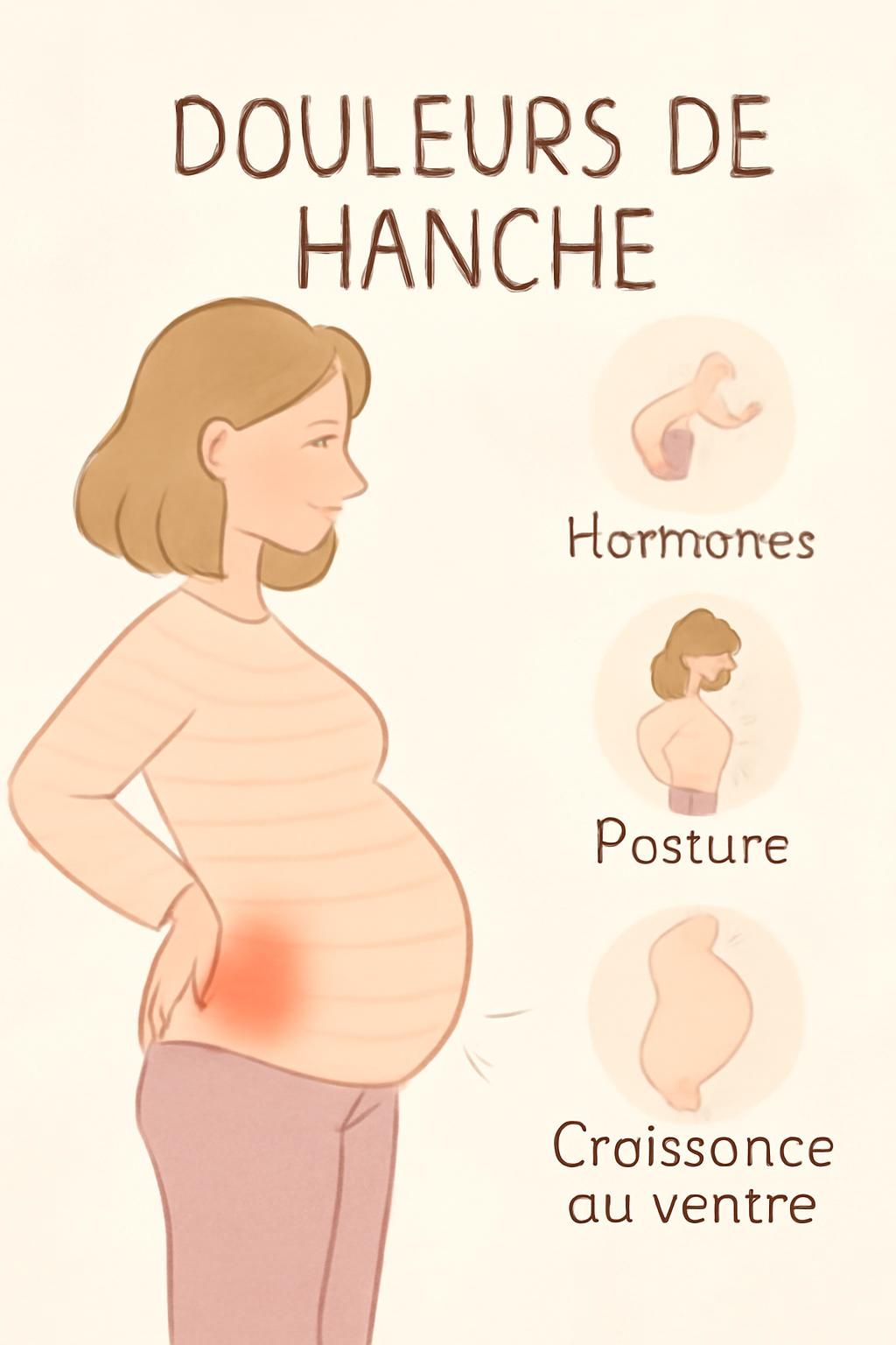 découvrez les causes courantes de la douleur de hanche pendant la grossesse et explorez des solutions simples et efficaces pour soulager cet inconfort.