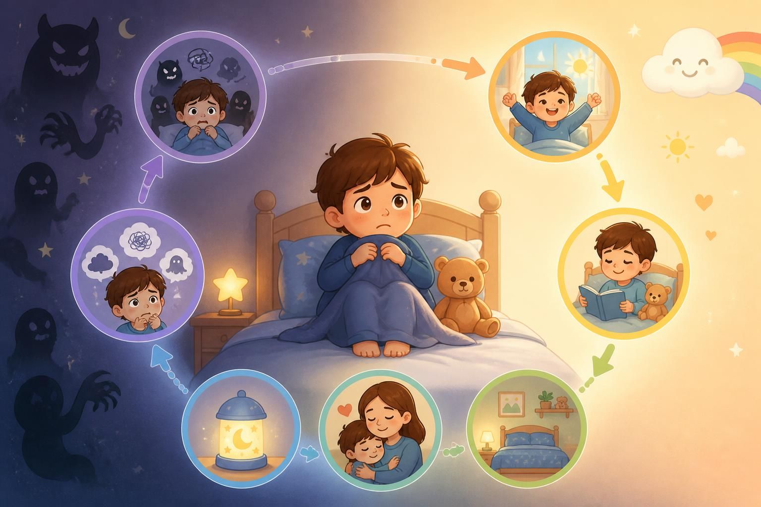 découvrez comment comprendre la peur du noir chez l'enfant, ses causes fréquentes, et des conseils pratiques pour l'aider à la surmonter en douceur.