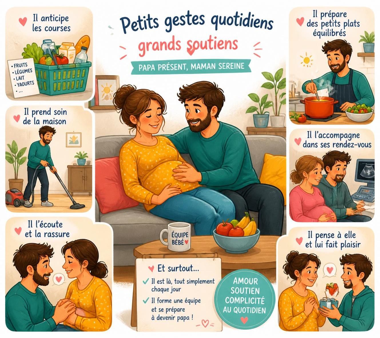 découvrez 8 conseils essentiels pour les futurs papas afin de bien prendre soin de soi pendant la grossesse et accompagner pleinement sa partenaire.