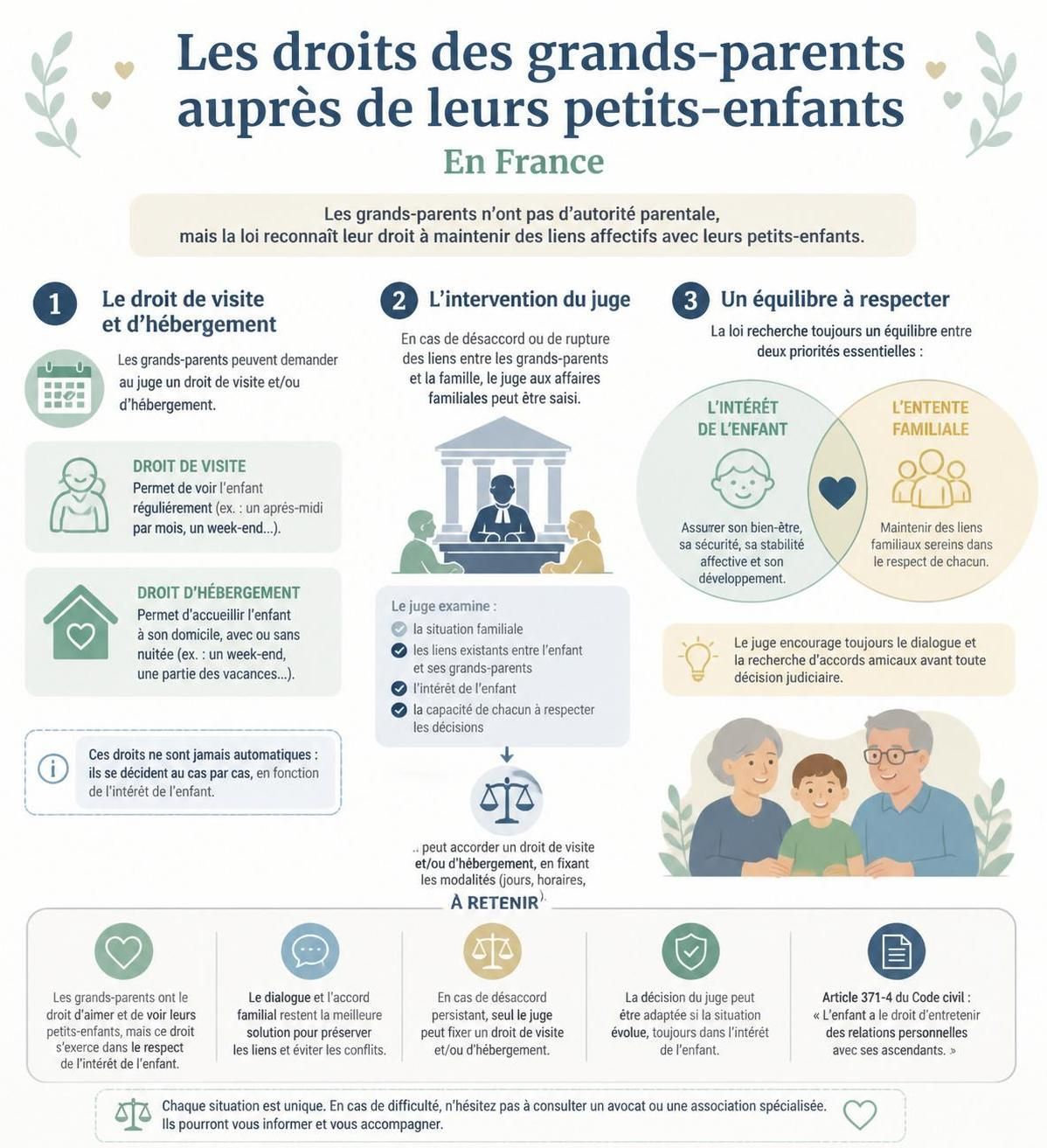 découvrez comment organiser la garde des petits-enfants par les grands-parents et informez-vous sur leurs droits pour une cohabitation harmonieuse.
