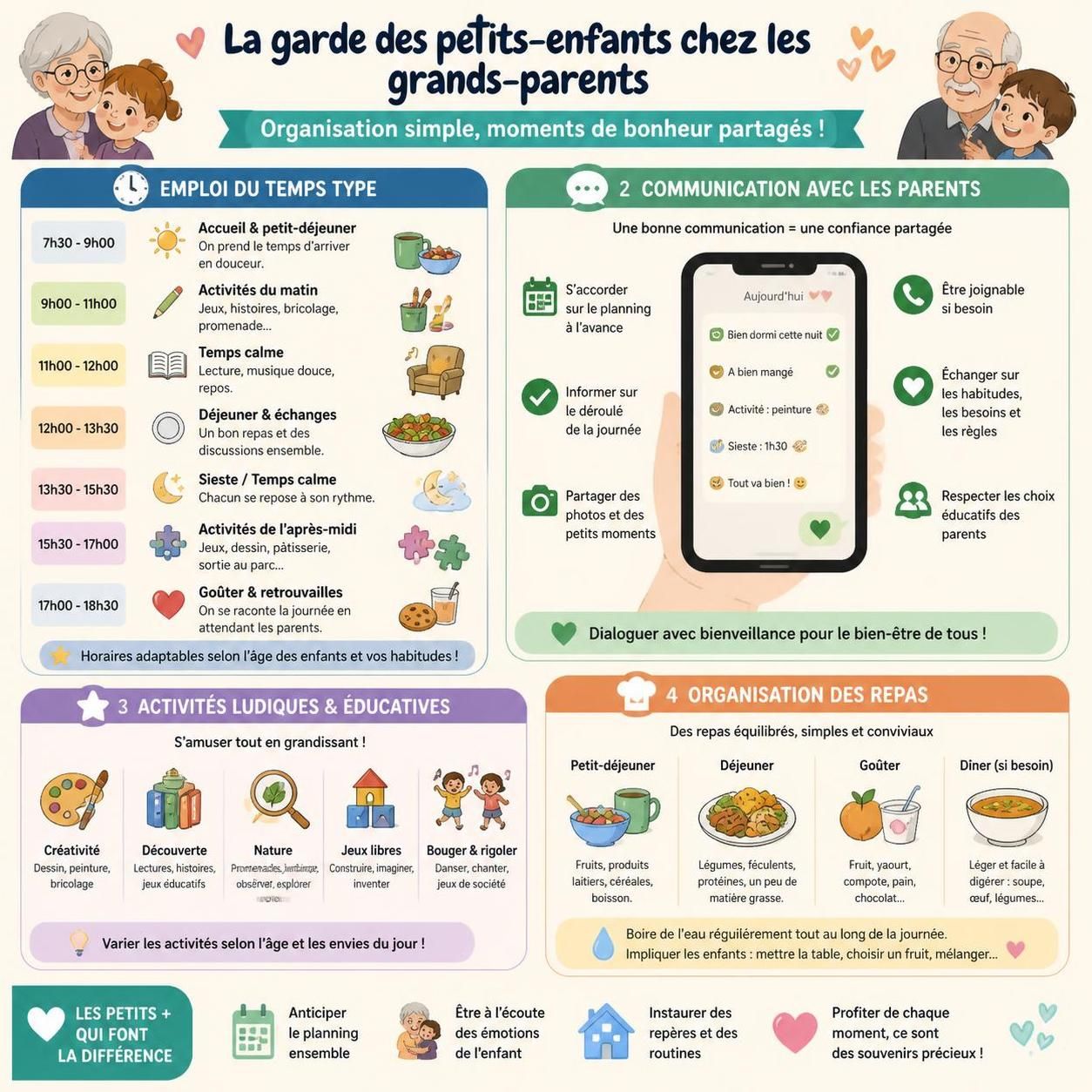 découvrez comment organiser la garde des petits-enfants par les grands-parents, avec un focus sur les aspects pratiques et les droits à connaßtre pour une cohabitation harmonieuse.