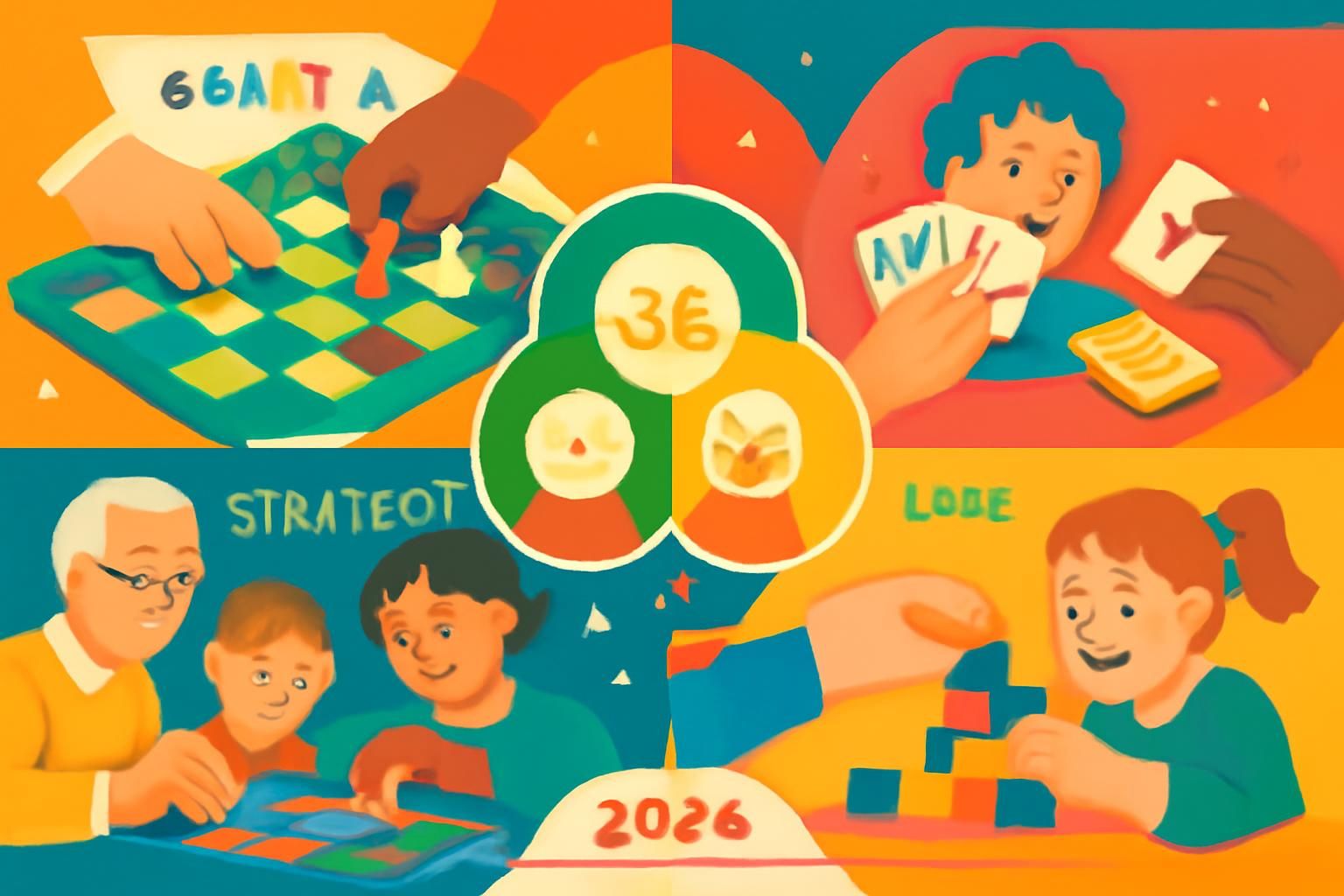 découvrez notre sélection 2026 de jeux de société pour toute la famille, adaptés de 3 à 99 ans, pour des moments de plaisir et de convivialité garantis.