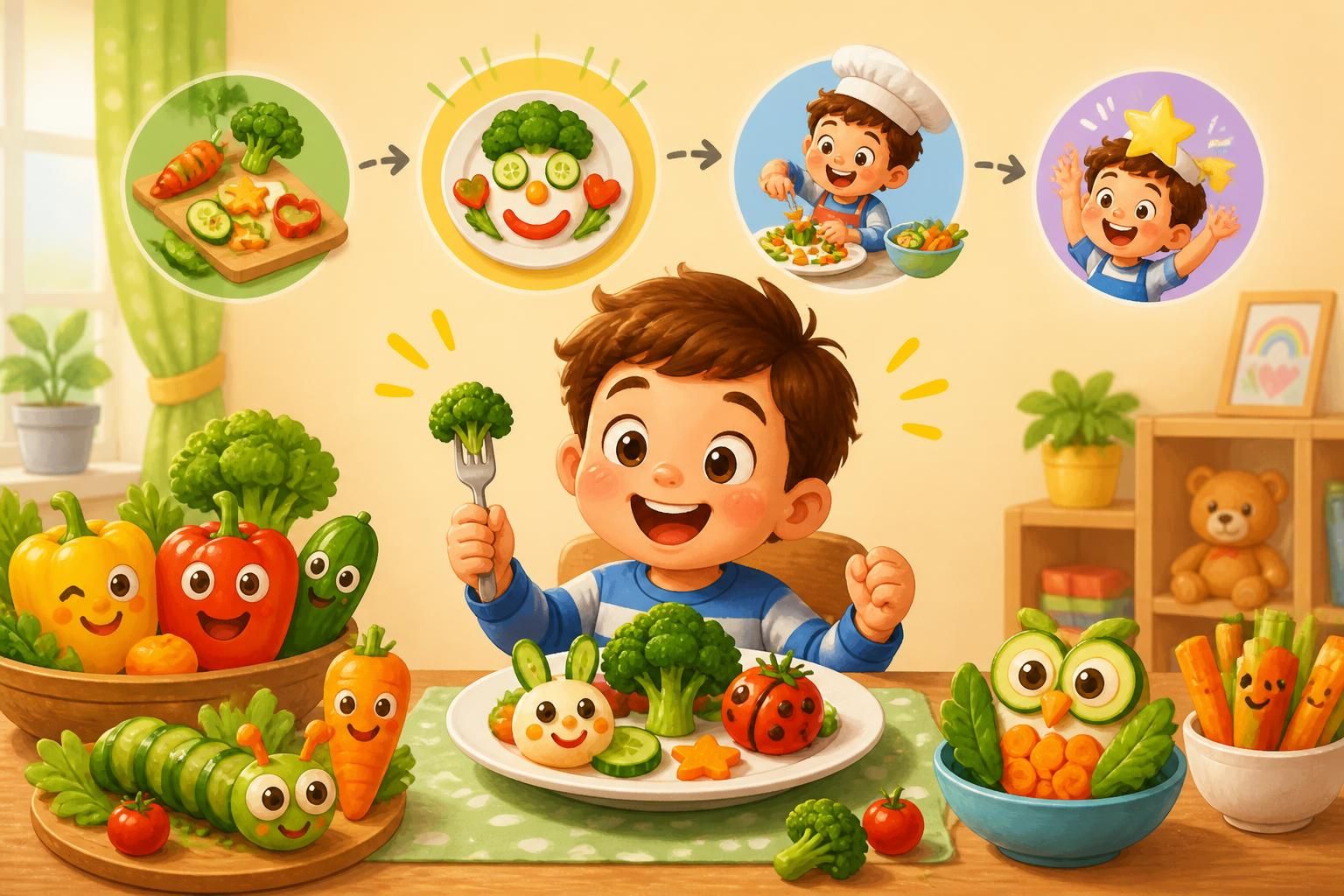 découvrez 10 recettes malicieuses pour faire aimer les légumes aux enfants difficiles, sans caprices ni disputes à table.