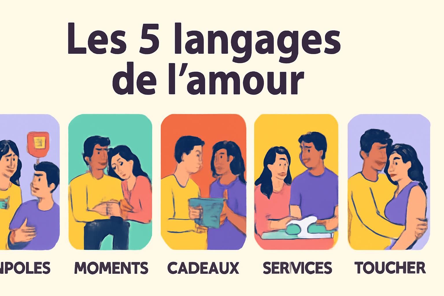 découvrez les 5 langages de l'amour et apprenez à identifier le vôtre pour renforcer la communication et l'harmonie dans votre couple.