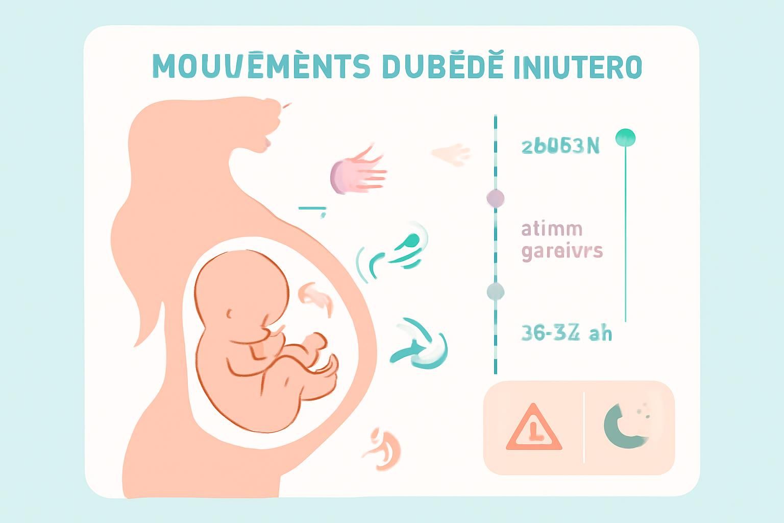 découvrez à partir de quand vous pouvez ressentir les premiers mouvements de bébé in utero et les signes qui doivent vous alerter pour assurer le bien-être de votre grossesse.