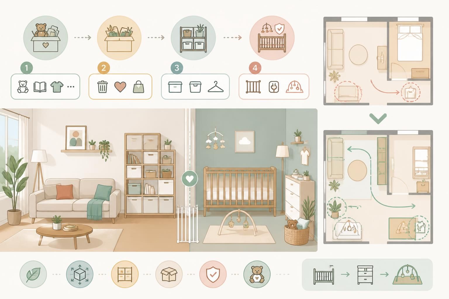 découvrez des astuces pratiques pour organiser et désencombrer votre maison avant l'arrivée de bébé, afin de créer un espace sûr, fonctionnel et confortable pour toute la famille.
