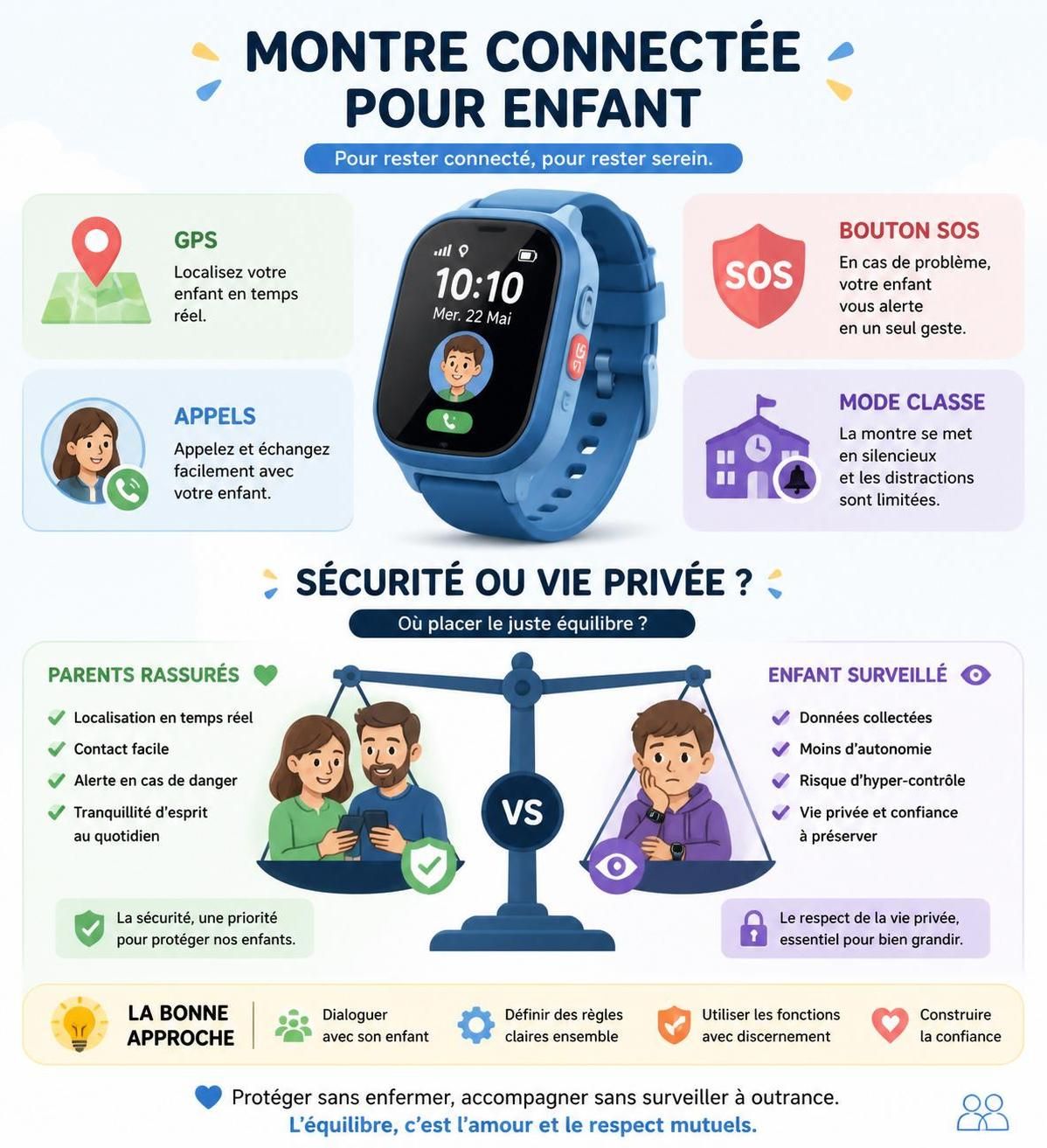 découvrez les avantages et les limites des montres connectées pour enfants : outil de suivi parental efficace ou intrusion dans la vie privée ? analyse complète et conseils.