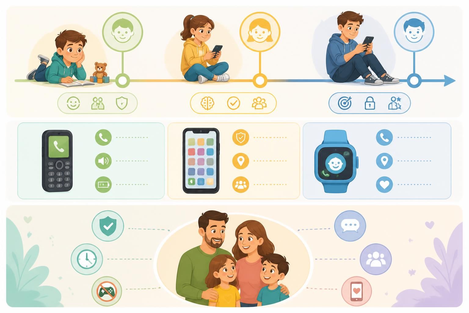 découvrez à quel ùge offrir un téléphone à votre enfant, quel modÚle choisir et quelles rÚgles établir dÚs le départ pour un usage responsable et sécurisé.