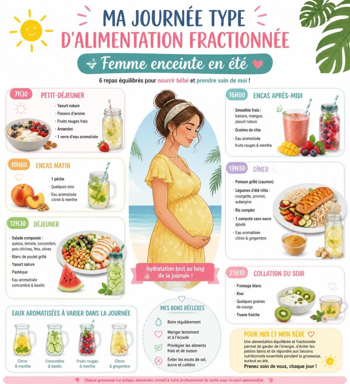 découvrez les conseils essentiels pour bien s'alimenter pendant la grossesse en été. apprenez quoi manger et éviter lors des fortes chaleurs pour assurer votre santé et celle de votre bébé.