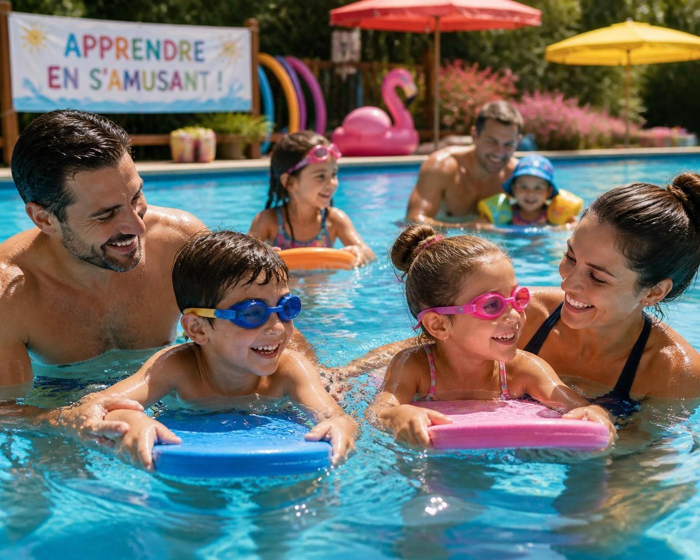 découvrez nos conseils pour apprendre à nager en famille cet été, en initier votre enfant à l'eau en toute sécurité et profiter ensemble de moments ludiques et pédagogiques.