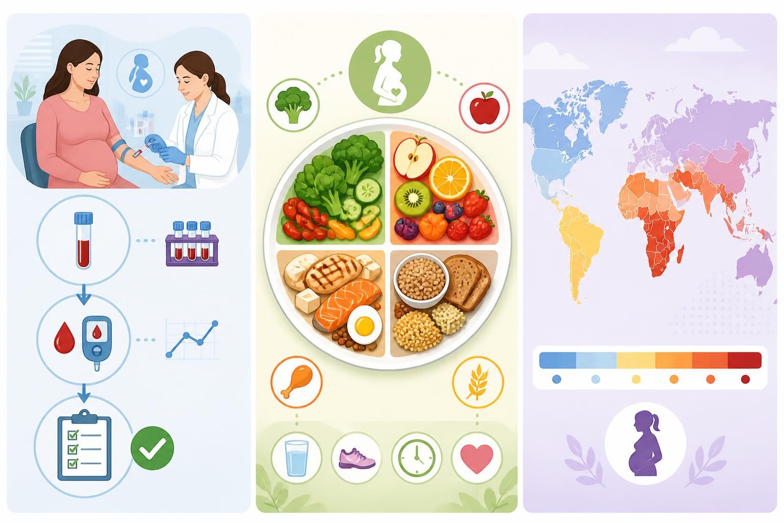 découvrez comment se déroule le dépistage du diabète gestationnel et apprenez à adapter votre alimentation pour préserver votre santé et celle de votre bébé.