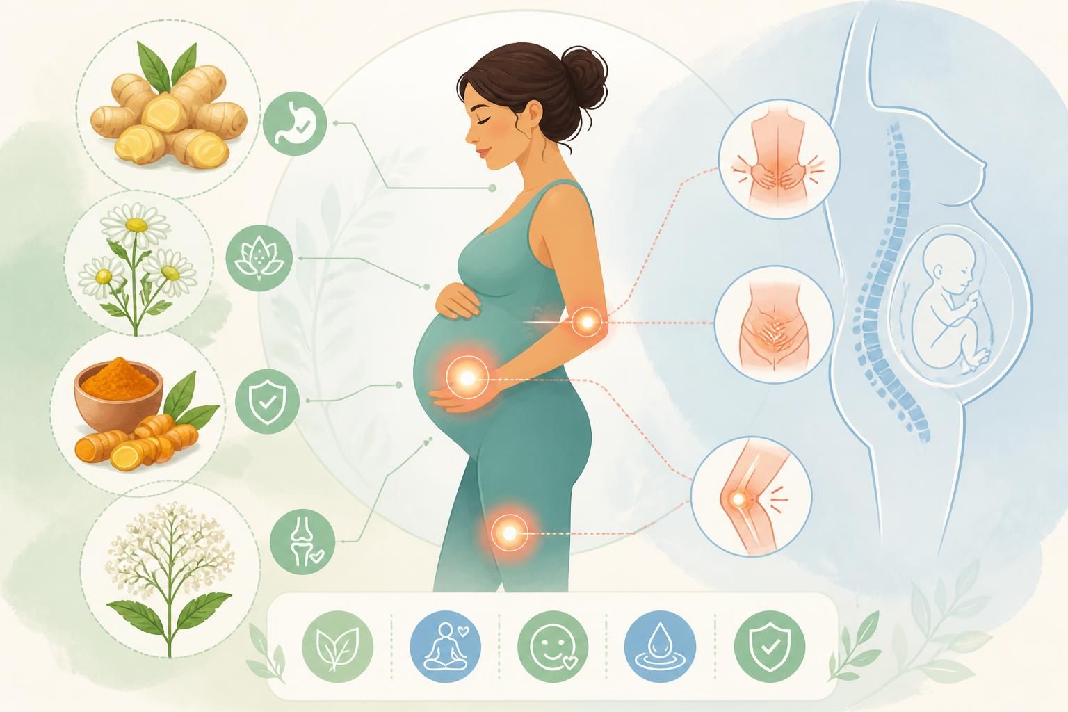 découvrez quels anti-inflammatoires naturels sont sûrs pour soulager les douleurs pendant la grossesse, tout en protégeant maman et bébé.