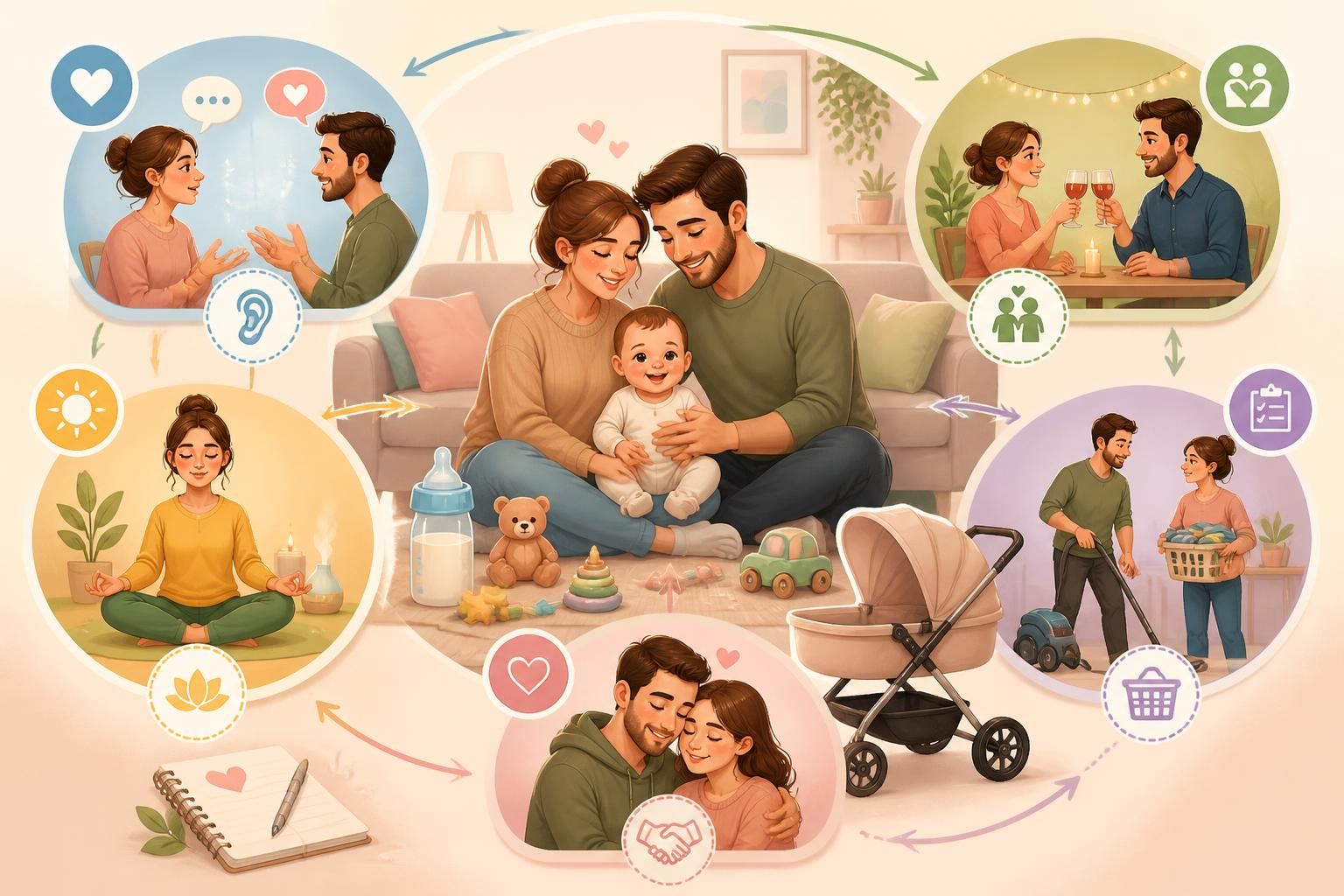 découvrez des conseils concrets pour préserver la complicité et renforcer votre couple après l'arrivée de bébé, afin de traverser sereinement les premières années pleines de défis.