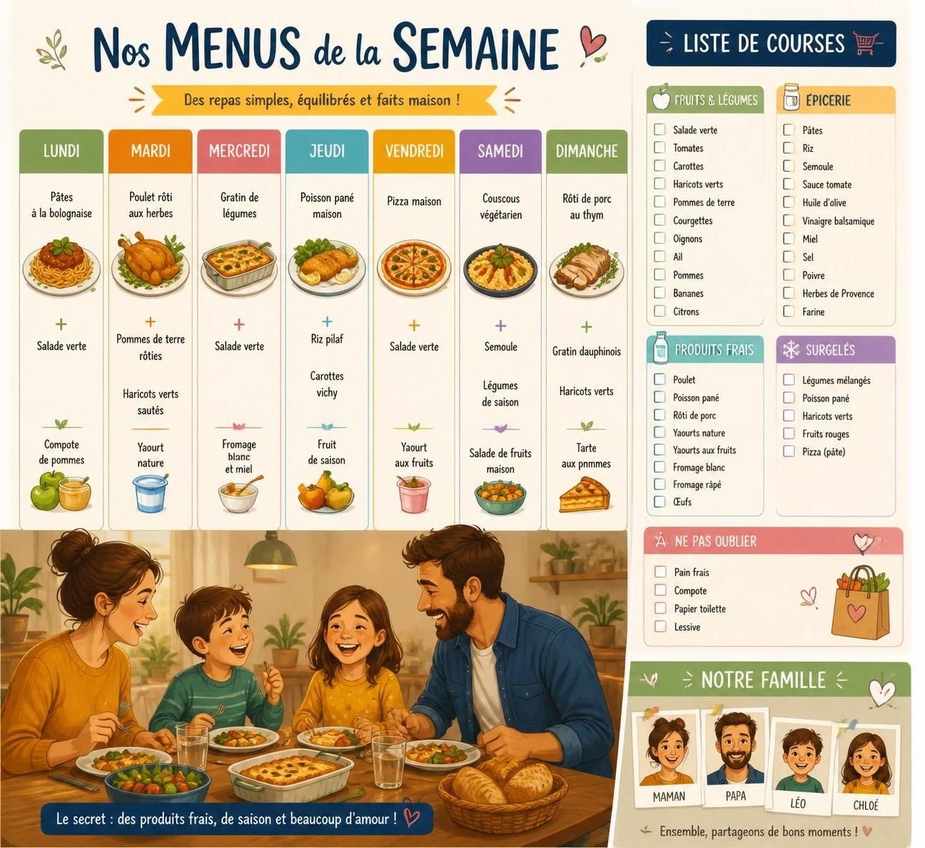 découvrez des méthodes efficaces pour organiser la semaine en famille et faciliter la gestion du quotidien. astuces pratiques et conseils pour un emploi du temps harmonieux.