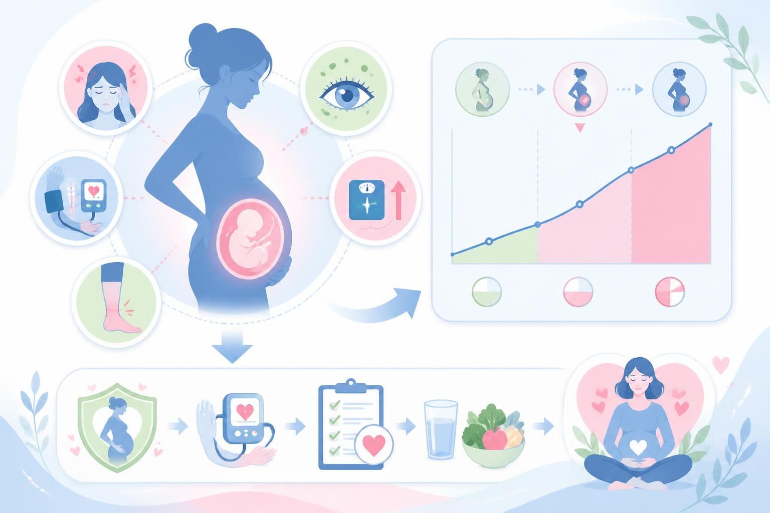 découvrez les signes essentiels de la prééclampsie à surveiller dès le 2e trimestre de grossesse pour assurer votre sécurité et celle de votre bébé.