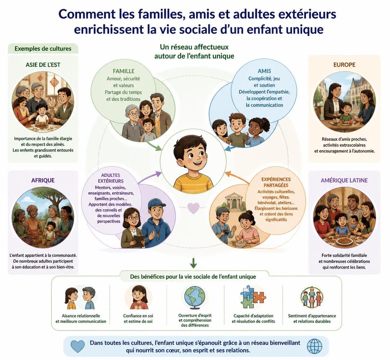découvrez comment déconstruire les idées reçues sur les enfants uniques et accompagnez-les efficacement dans leur vie sociale pour un épanouissement harmonieux.