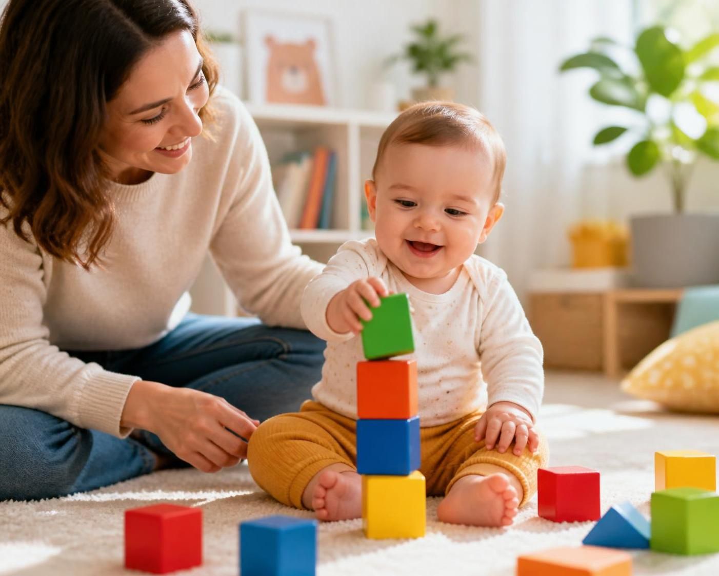 découvrez les étapes clés de l'éveil de bébé de 0 à 12 mois et les activités adaptées pour favoriser son développement à chaque ùge.