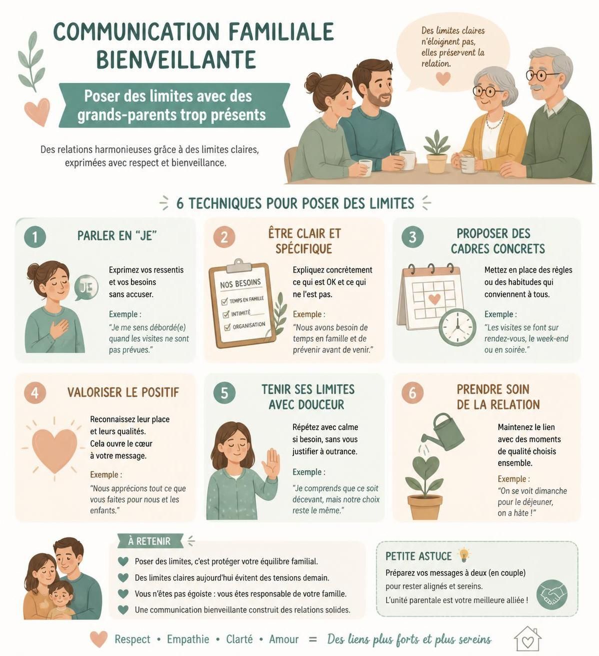 découvrez comment gérer la présence parfois envahissante des grands-parents et apprendre à aborder ce sujet délicat avec bienveillance pour préserver l'harmonie familiale.