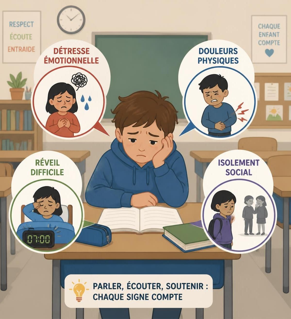 découvrez comment identifier rapidement les premiers signes de la phobie scolaire et les démarches essentielles pour accompagner efficacement votre enfant.