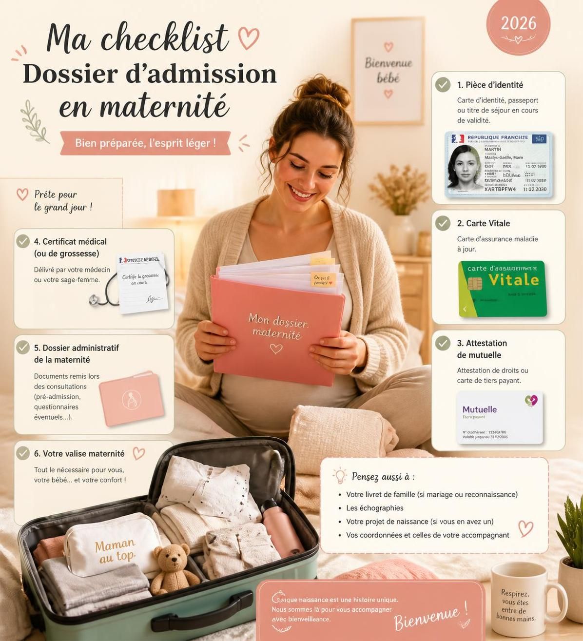 découvrez la liste complète des documents indispensables pour préparer efficacement votre dossier d'admission en maternité et faciliter vos démarches.